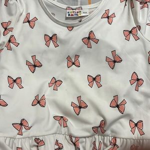 Dot Dot Smile twirl bow dress